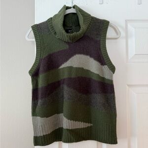 ME+EM 100% Cashmere Sleeveless Turtleneck